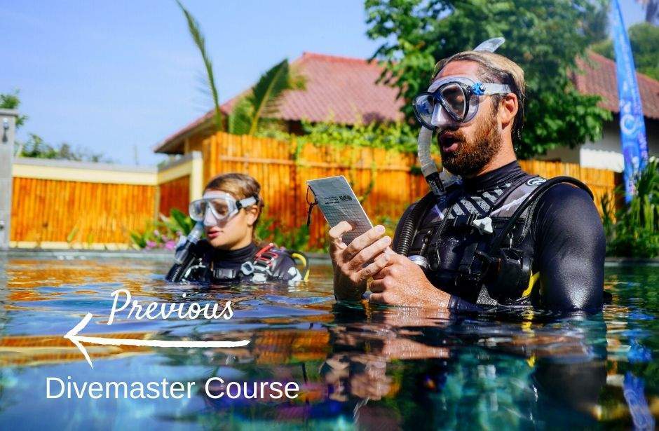 divemaster course with legend diving lembongan