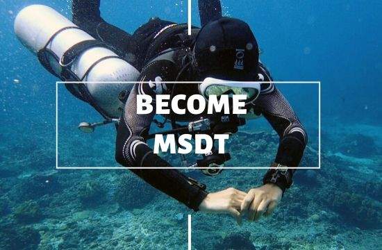 Master scuba diver training